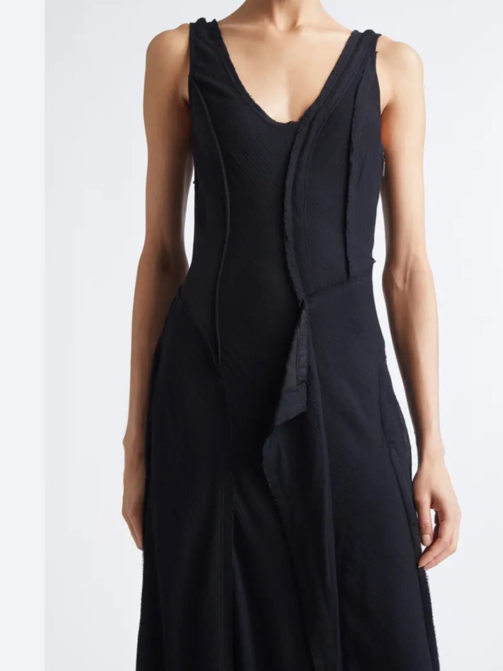 Jason Wu Collection Saks Fifth Ave wool Chiffon Asymmetric gown 2, 495 at Saks - Picture 4 of 8
